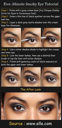 Five-Minute Smoky Eye Tutorial | beauty tutorials
